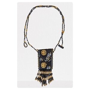 vintage pouch necklace